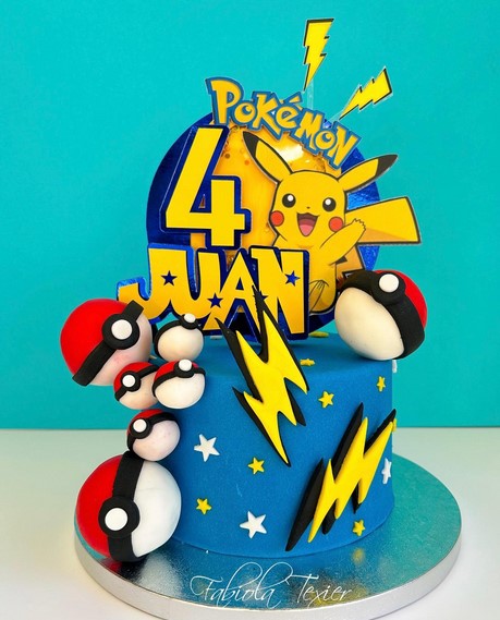 Fabiola Texier Pastelería Creativa tarta pokemon